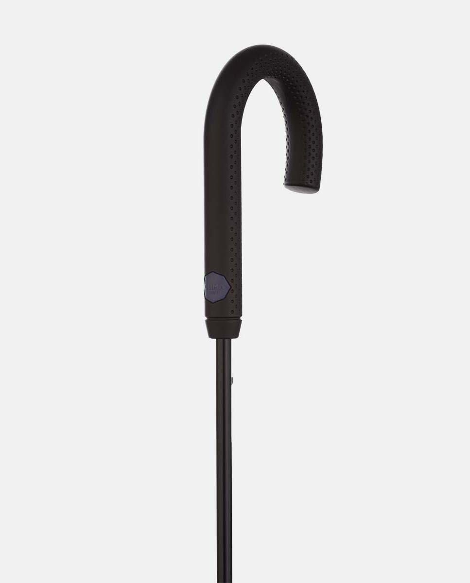 Guarda-Chuva Comprido Automático "Black" com Sistema Windproof. Fabricado em Poliéster Reciclado e Reciclável Preto-3