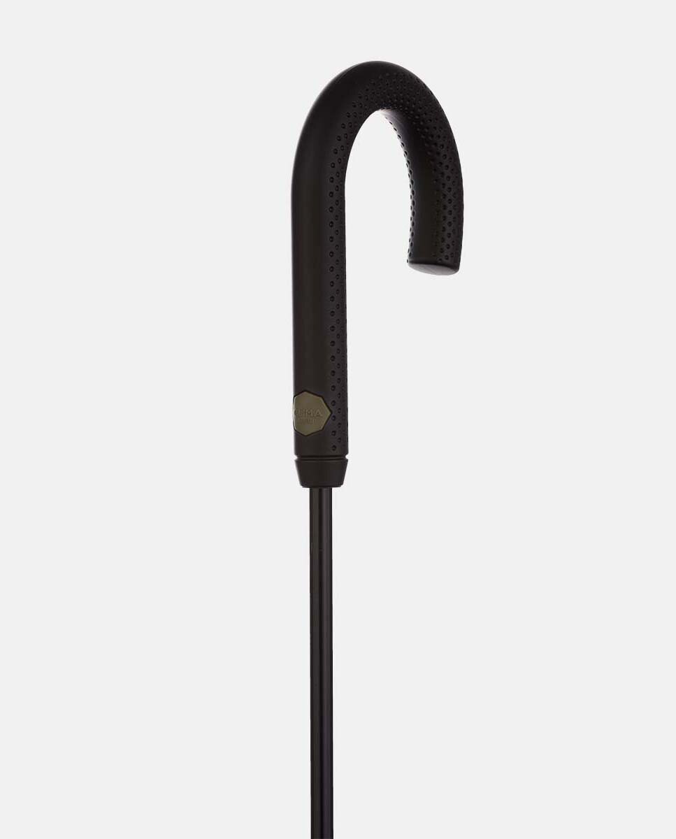Guarda-Chuva Comprido Automático "Black" com Sistema Windproof. Fabricado em Poliéster Reciclado e Reciclável Preto-3