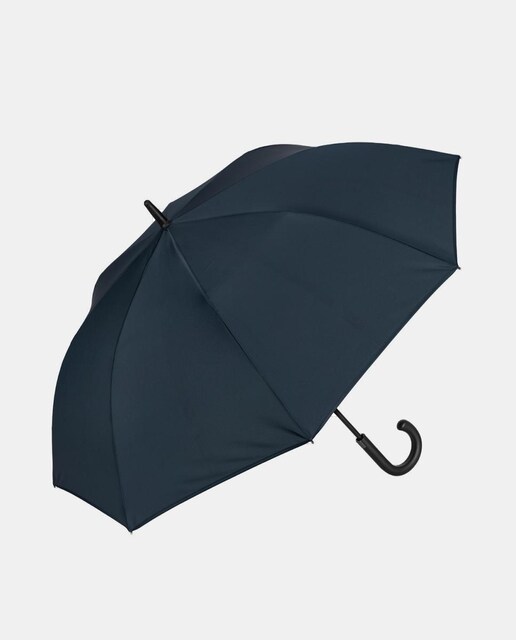 Imagem 0 de Guarda-Chuva Comprido Automático. Liso Cabo Curvado.