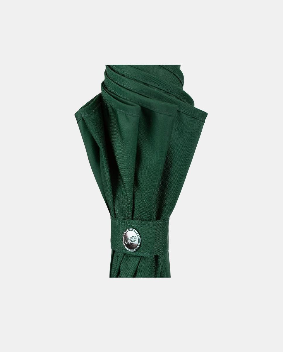 Guarda-Chuva Comprido Automático. Liso Cabo Curvado. Verde-3