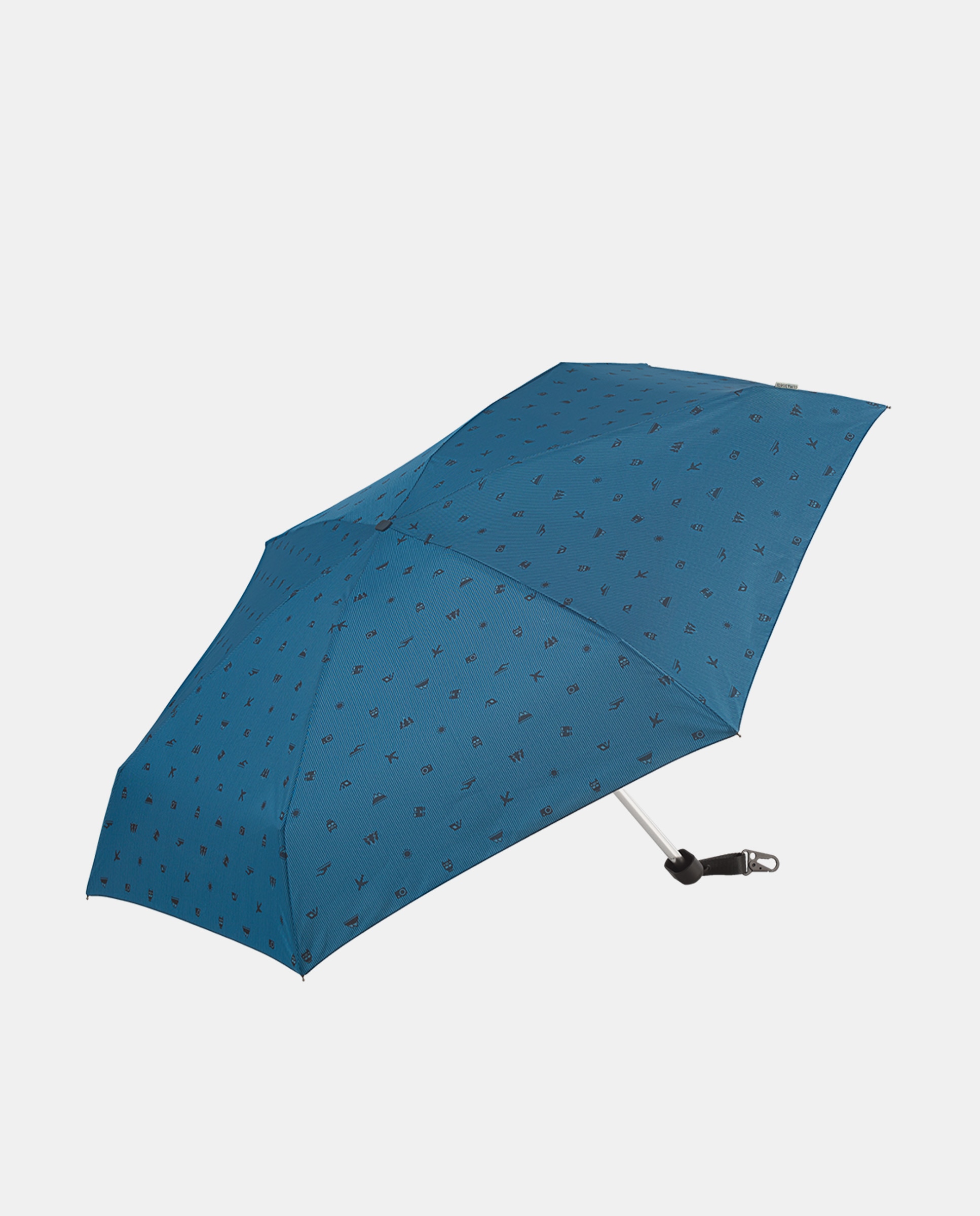 Imagem 0 de Guarda-Chuva Mini Dobrável Manual "Adventure". Trata-se de um Guarda-Chuva Ligeiro com Tecnologia Windproof e Tecido de Poliéster Reciclado e Reciclável