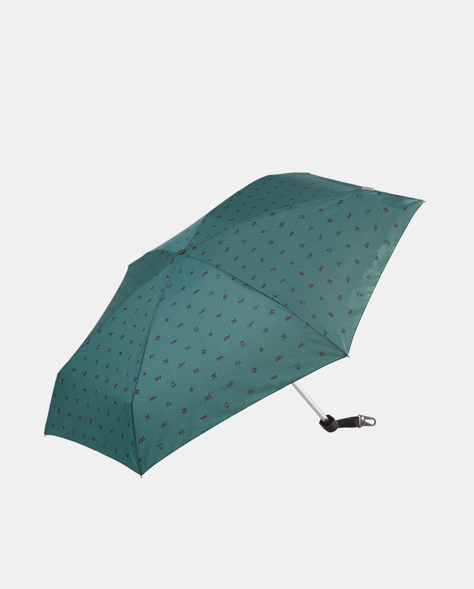Imagem 0 de Guarda-Chuva Mini Dobrável Manual "Adventure". Trata-se de um Guarda-Chuva Ligeiro com Tecnologia Windproof e Tecido de Poliéster Reciclado e Reciclável