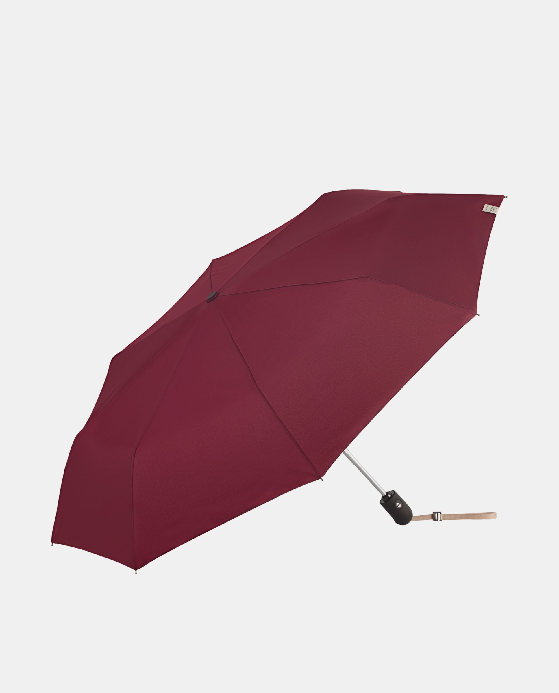 Imagem 0 de Guarda-Chuva Dobrável Manual "Color Block" com Sistema Windproof. Fabricado em Poliéster Reciclado e Reciclável.