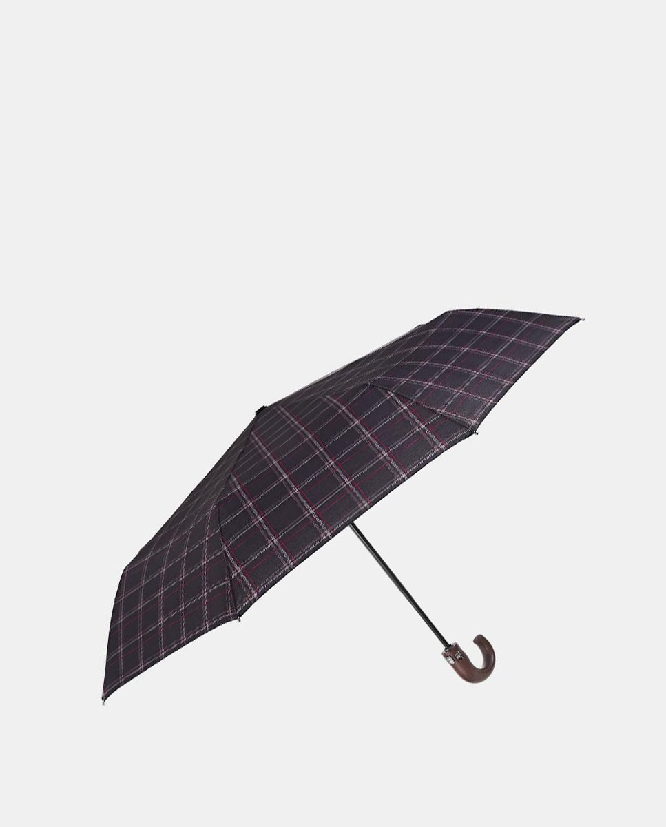 Imagem 0 de Guarda-Chuva Dobrável com Fecho e Abertura Automáticos, Antivento em Microfibra com Varetas de Fibra de Vidro