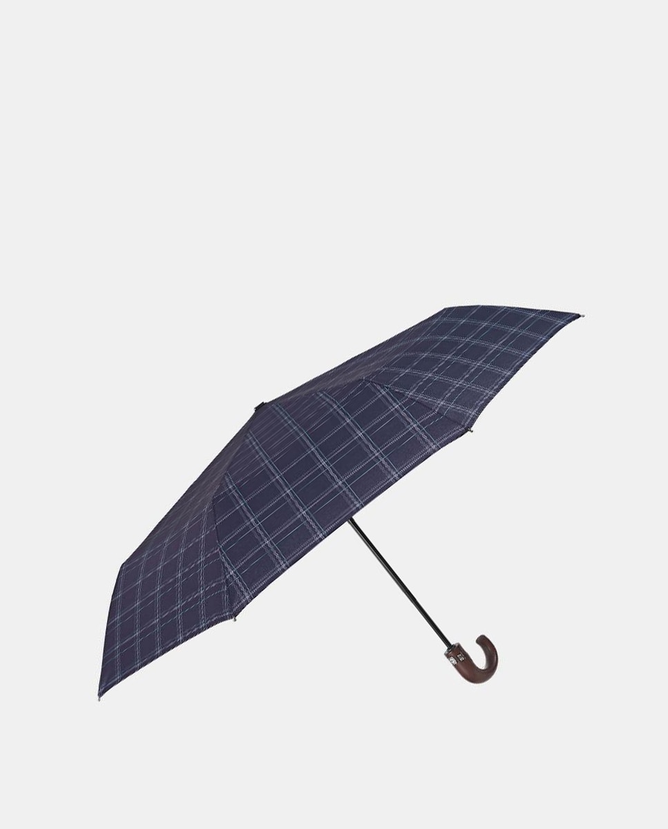 Imagem 0 de Guarda-Chuva Dobrável com Fecho e Abertura Automáticos, Antivento em Microfibra com Varetas de Fibra de Vidro