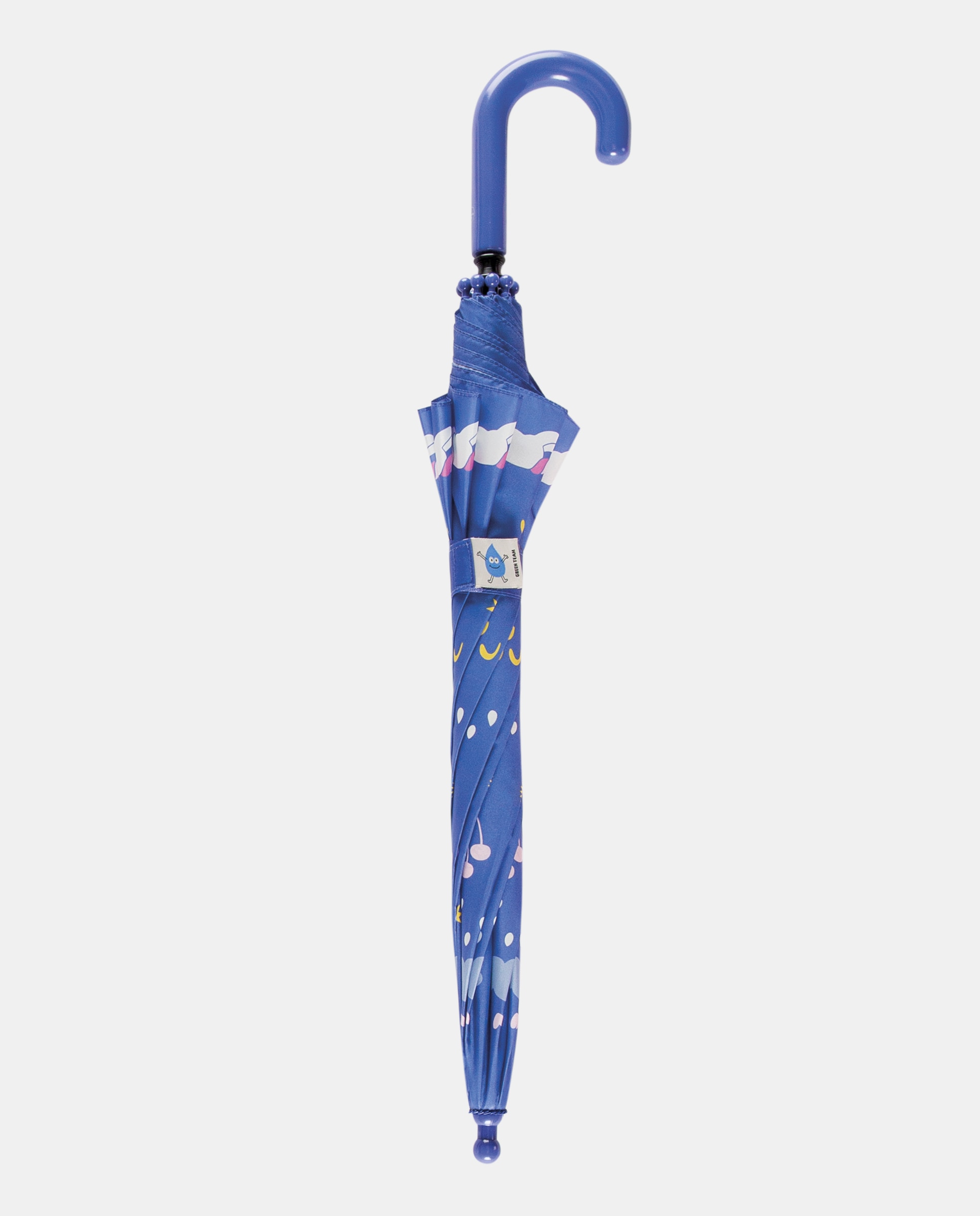Guarda-Chuva Infantil Comprido Manual com Estampado - Azul Clima Kids Azul-2