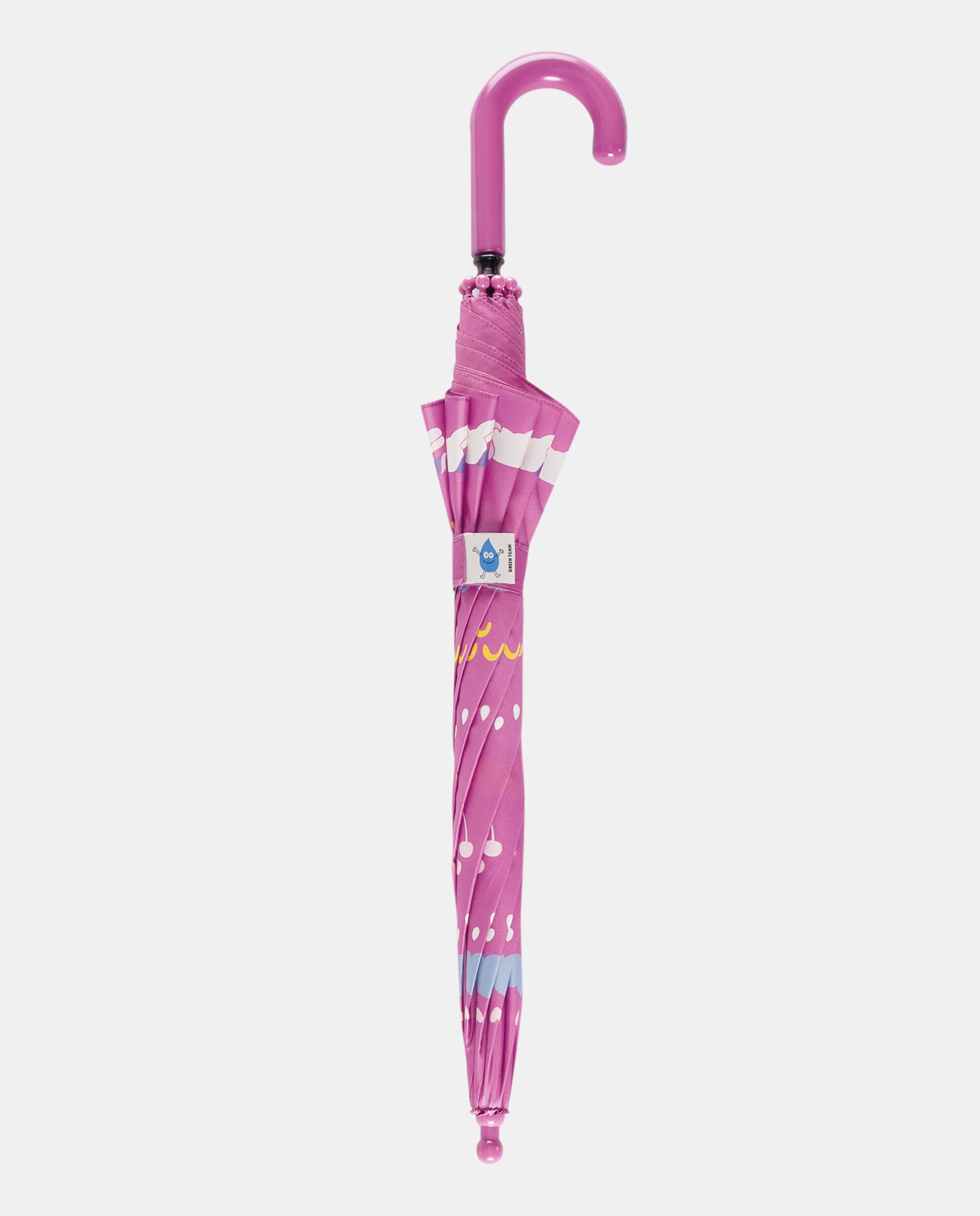 Guarda-Chuva Infantil Comprido Manual com Estampado - Rosa Clima Kids Rosa-2
