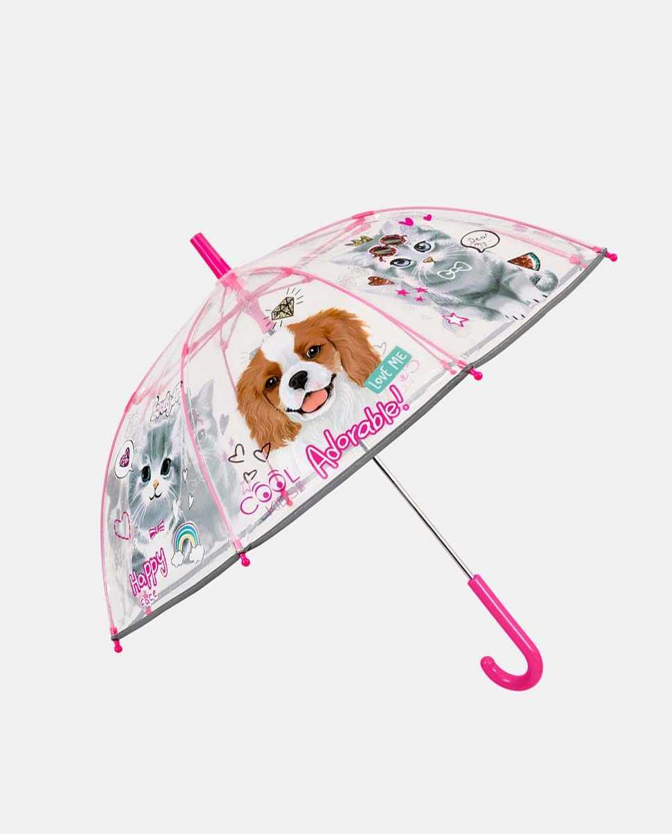 Imagem 0 de Guarda-Chuva Infantil Manual com Cúpula Transparente