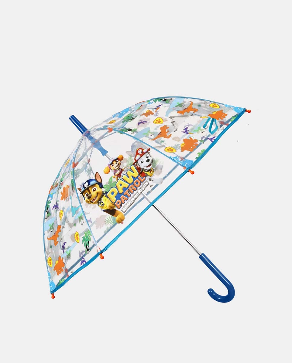Guarda-Chuva Infantil Manual com Cúpula Transparente Perletti Azul-1