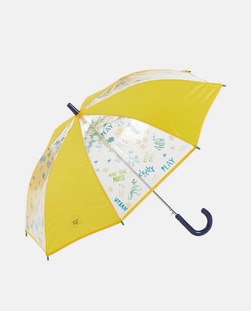 Imagem 0 de Guarda-Chuva Infantil Automático de Metal. Estampado de Graffiti