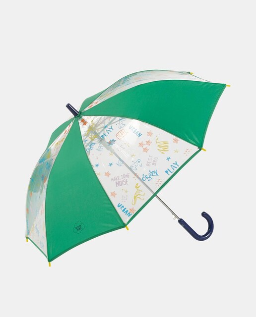 Imagem 0 de Guarda-Chuva Infantil Automático de Metal. Estampado de Graffiti