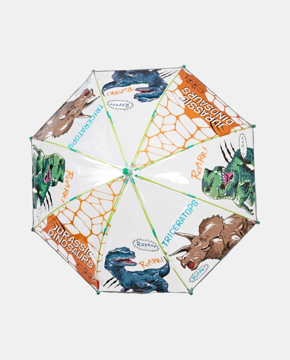 Guarda-Chuva Intantil 45/8 Manual com Forma de Cúpula POE Transparente Perletti Multicolor-3