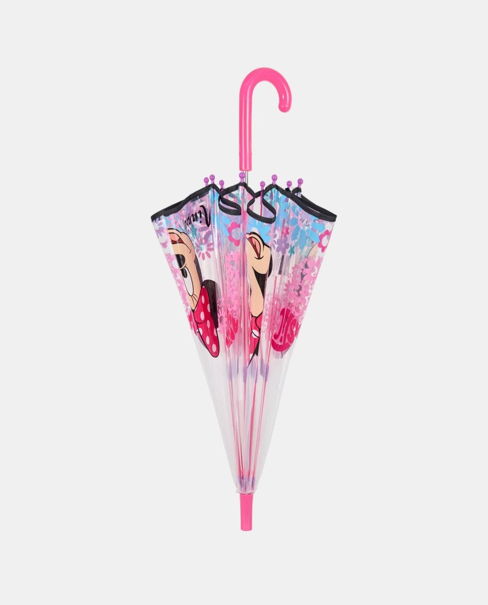 Guarda-Chuva Intantil 45/8 Manual com Forma de Cúpula POE Transparente Perletti Multicolor-2