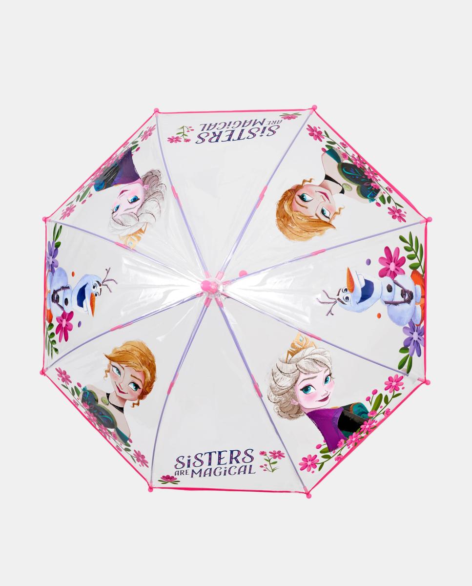 Guarda-Chuva Intantil 45/8 Manual com Forma de Cúpula POE Transparente Perletti Multicolor-3