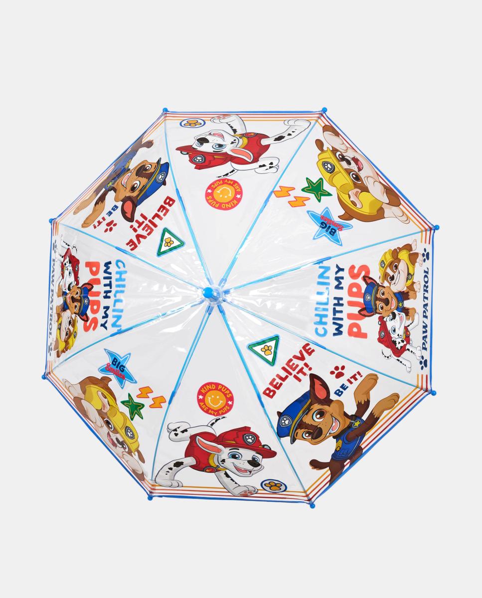 Paraguas intantil 45/8 manual con forma de cúpula POE transparente - Perletti - Multicolor Multicolor-3