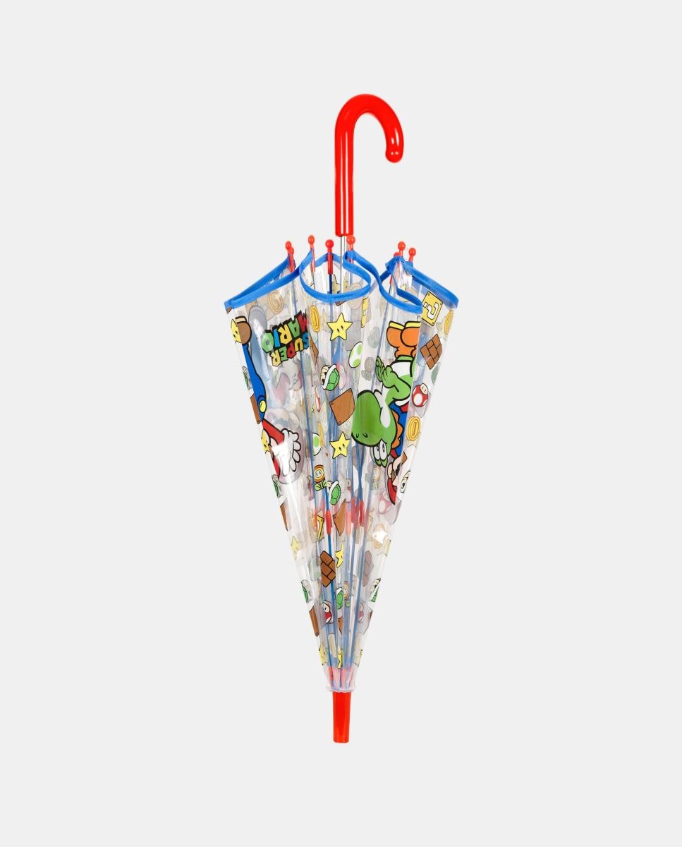 Guarda-Chuva Intantil 45/8 Manual com Forma de Cúpula POE Transparente Perletti Multicolor-2