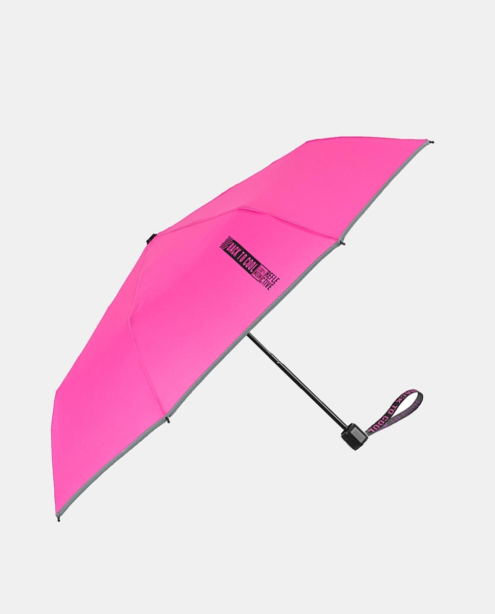 Imagem 0 de Guarda-Chuva Infantil Dobrável Manual Antivento em Microfibra com Varetas de Fibra de Vidro