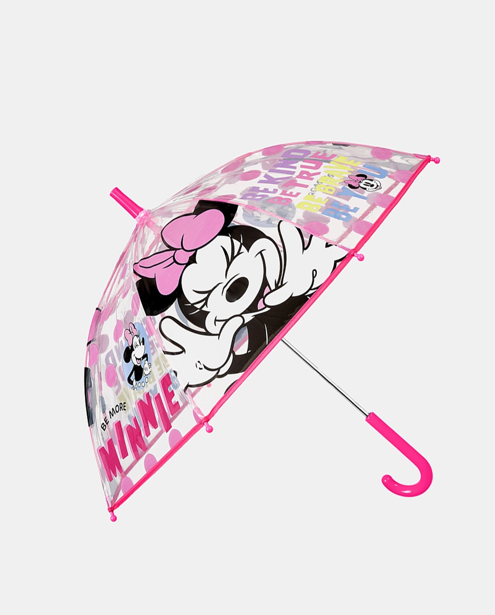 Imagem 0 de Guarda-Chuva Infantil Manual em Forma de Cúpula POE Transparente Antivento com Varetas de Fibra de Vidro