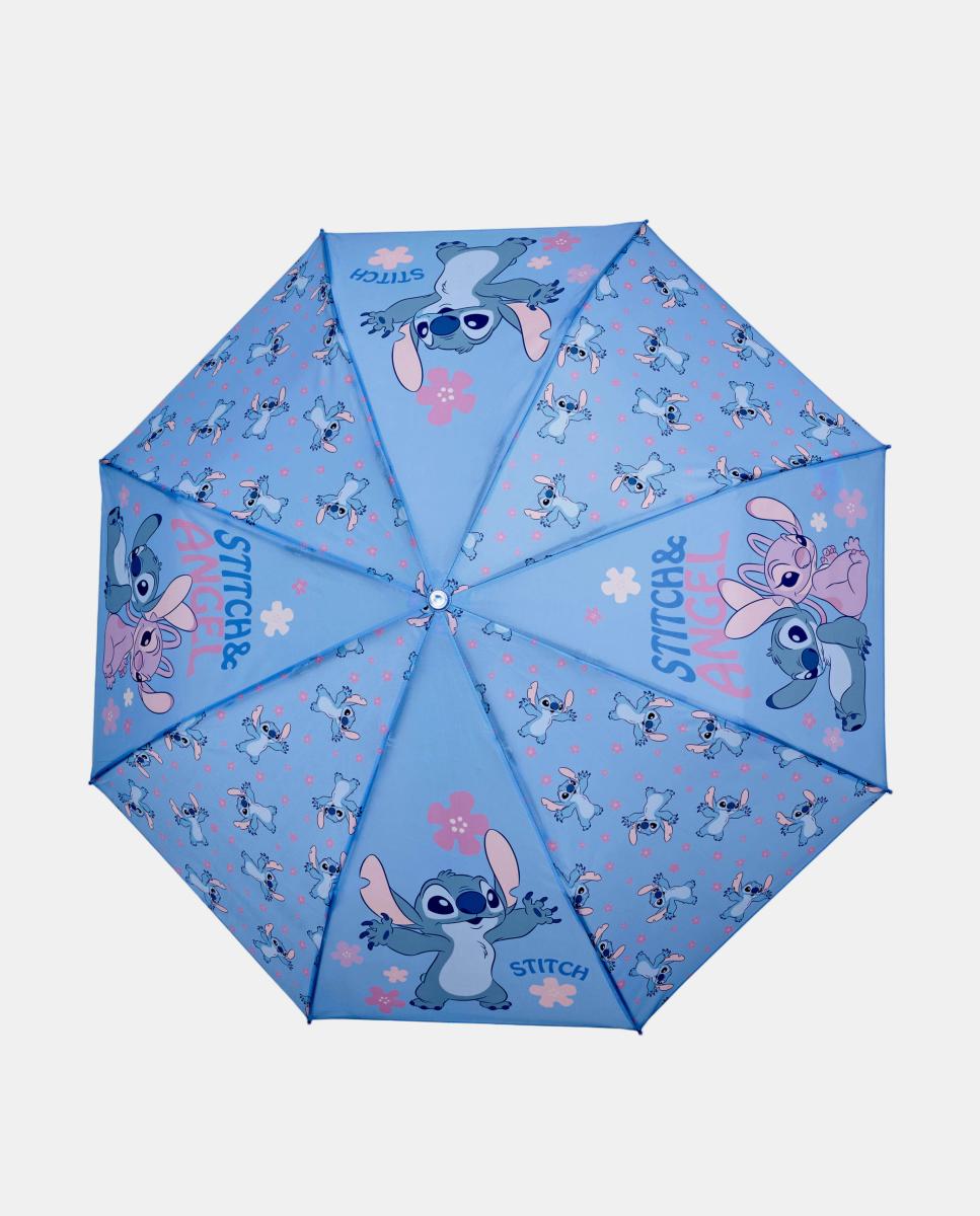 Guarda-Chuva Infantil Dobrável 50/8 Manual de Poliéster Perletti Azul-claro-3