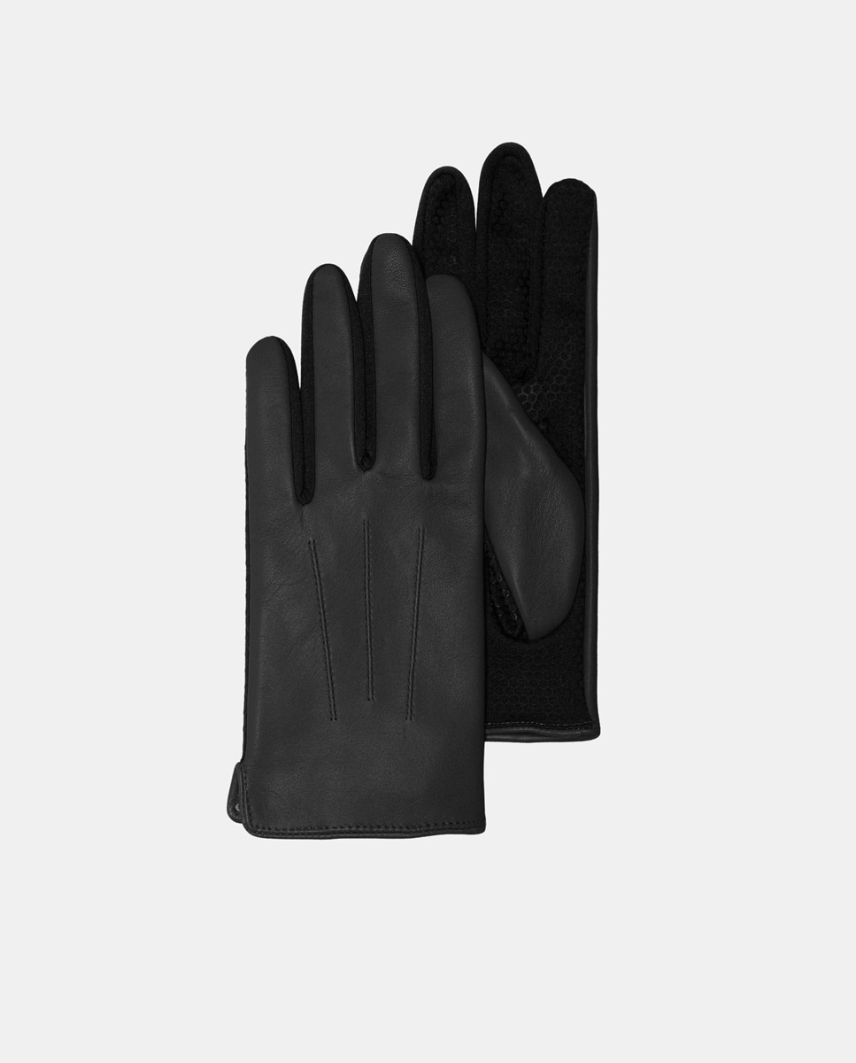 Imagem 0 de Luvas MIA Grip de Couro de Cordeiro com Função Táctil