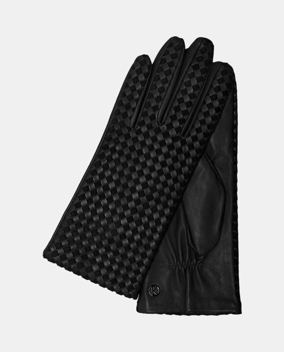 Imagem 0 de Luvas de Elegância Intemporal Modelo Mila Suede Cashmere