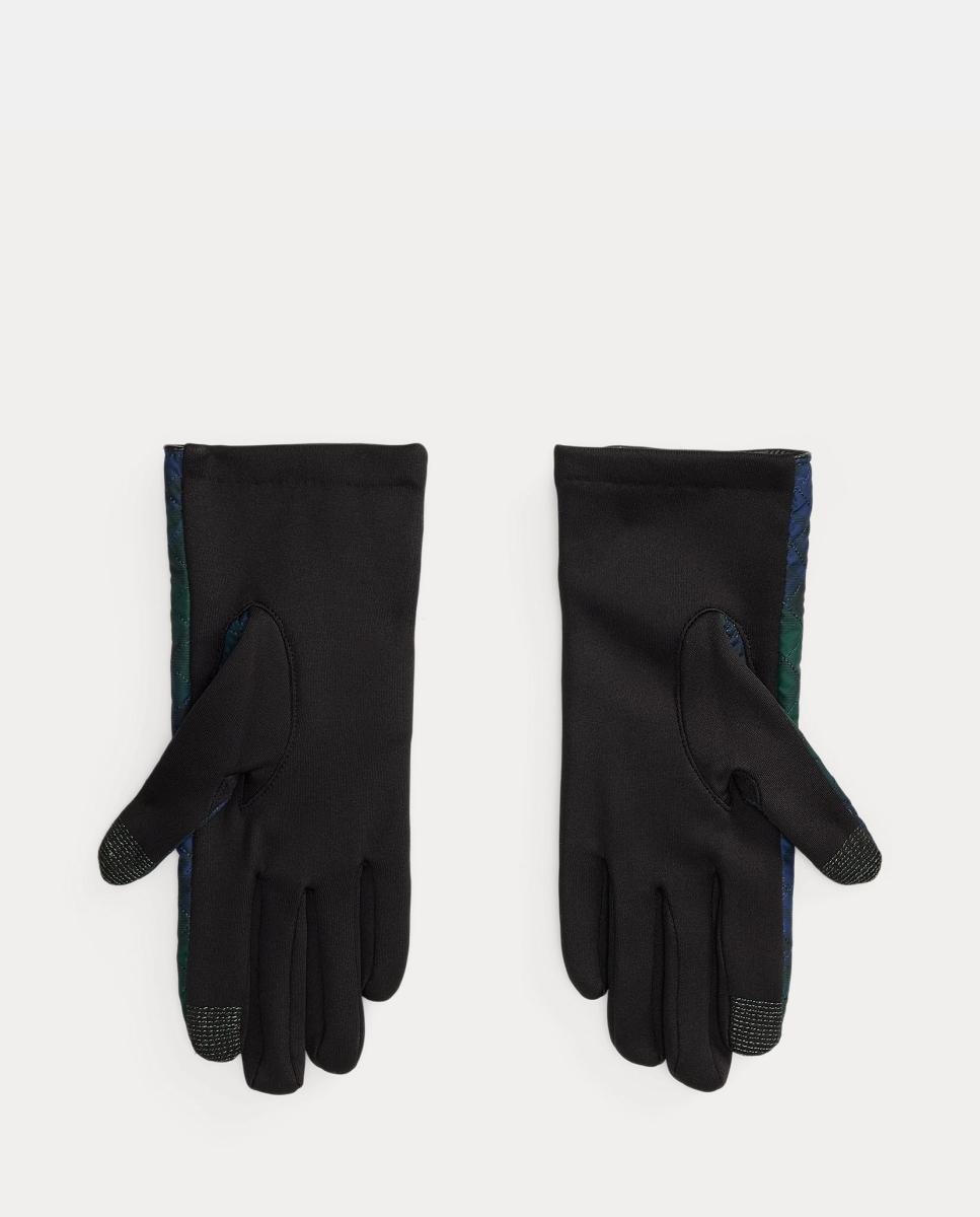 Guantes de mujer de piel con detalles plateados - Lauren Ralph Lauren - Negro Negro-2