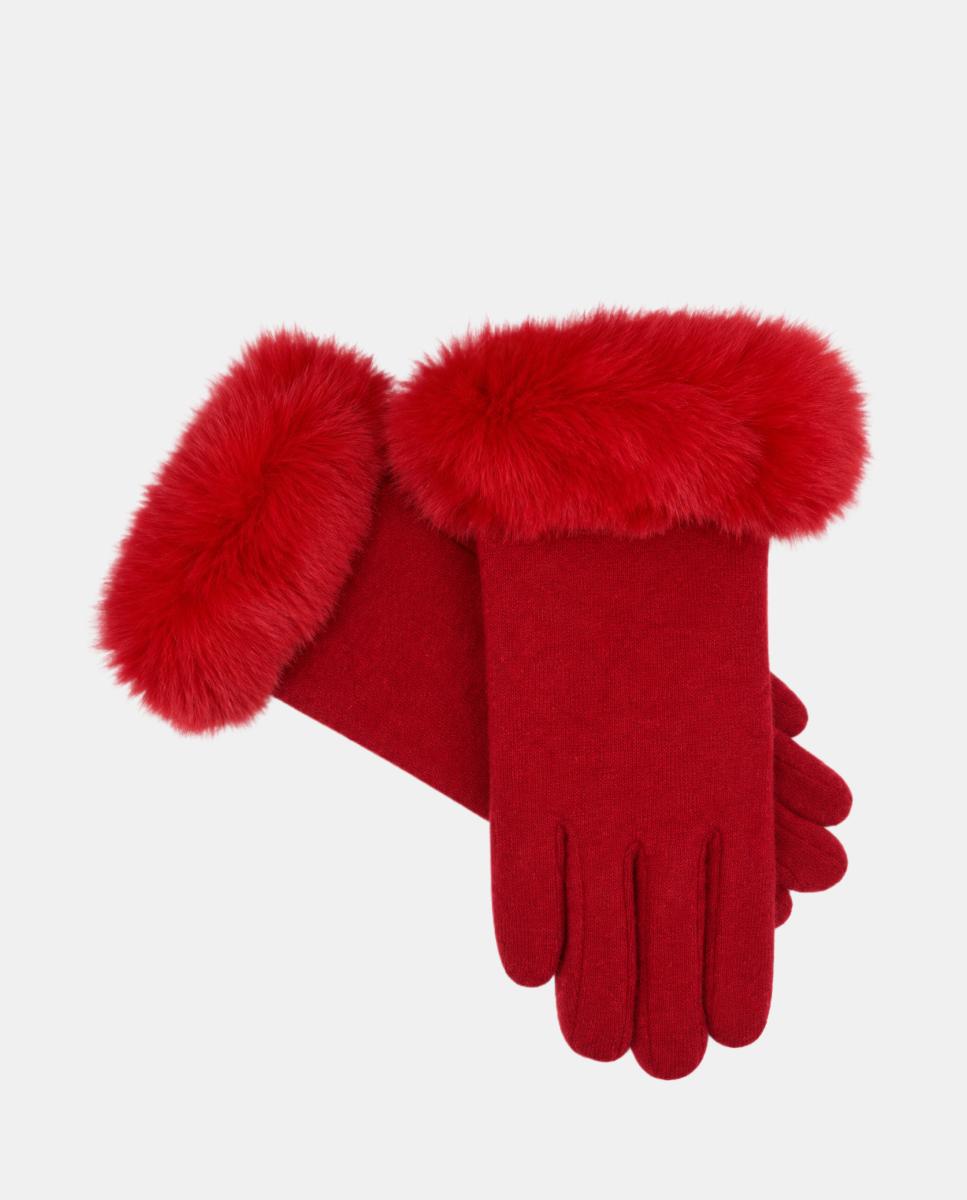 Imagen 2 de Mitones lana puño largo - Santacana - Rojo Rojo