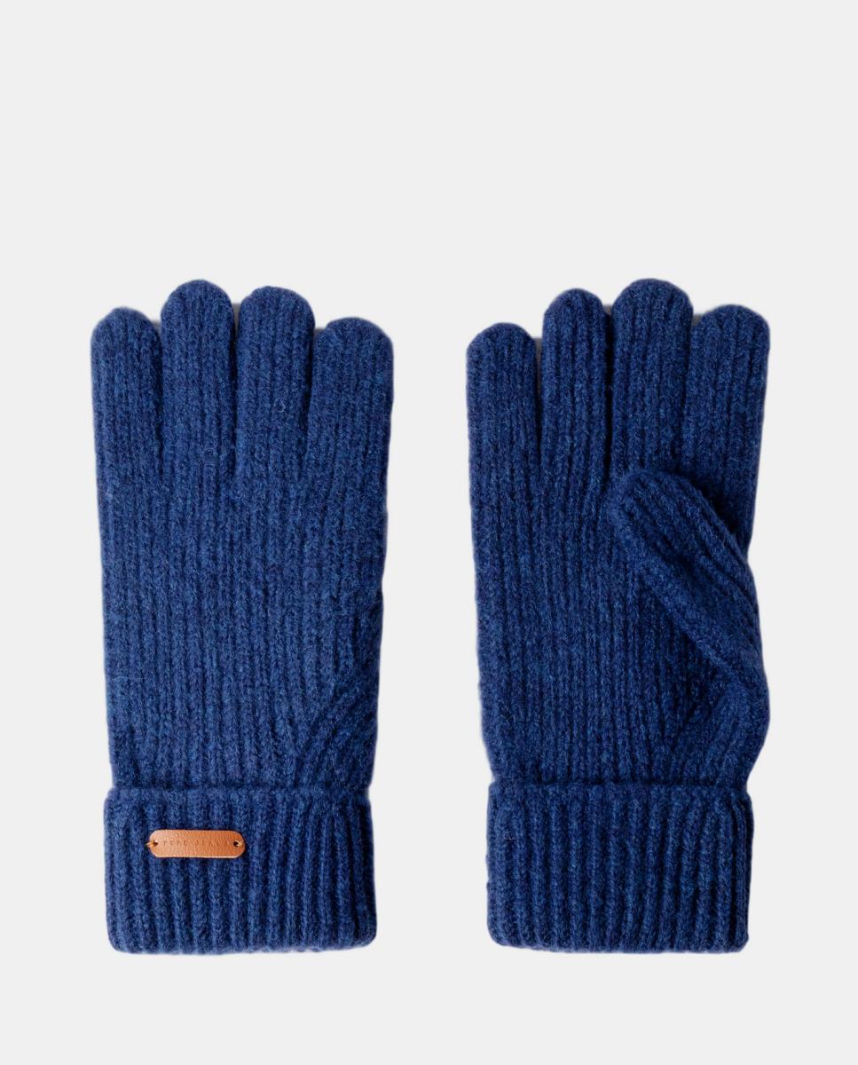 Guantes tejido de punto - Pepe Jeans - Azul Azul-2