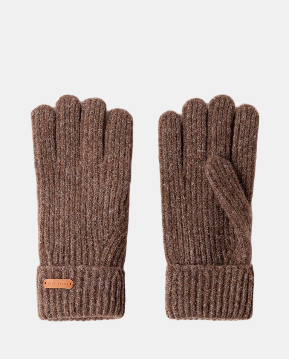 Guantes tejido de punto - Pepe Jeans - Marrón Marrón-2
