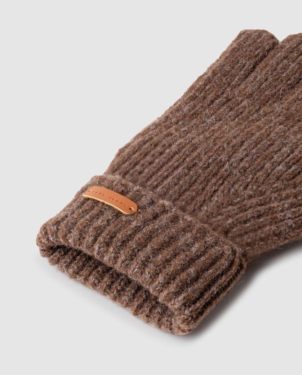 Guantes tejido de punto - Pepe Jeans - Marrón Marrón-3