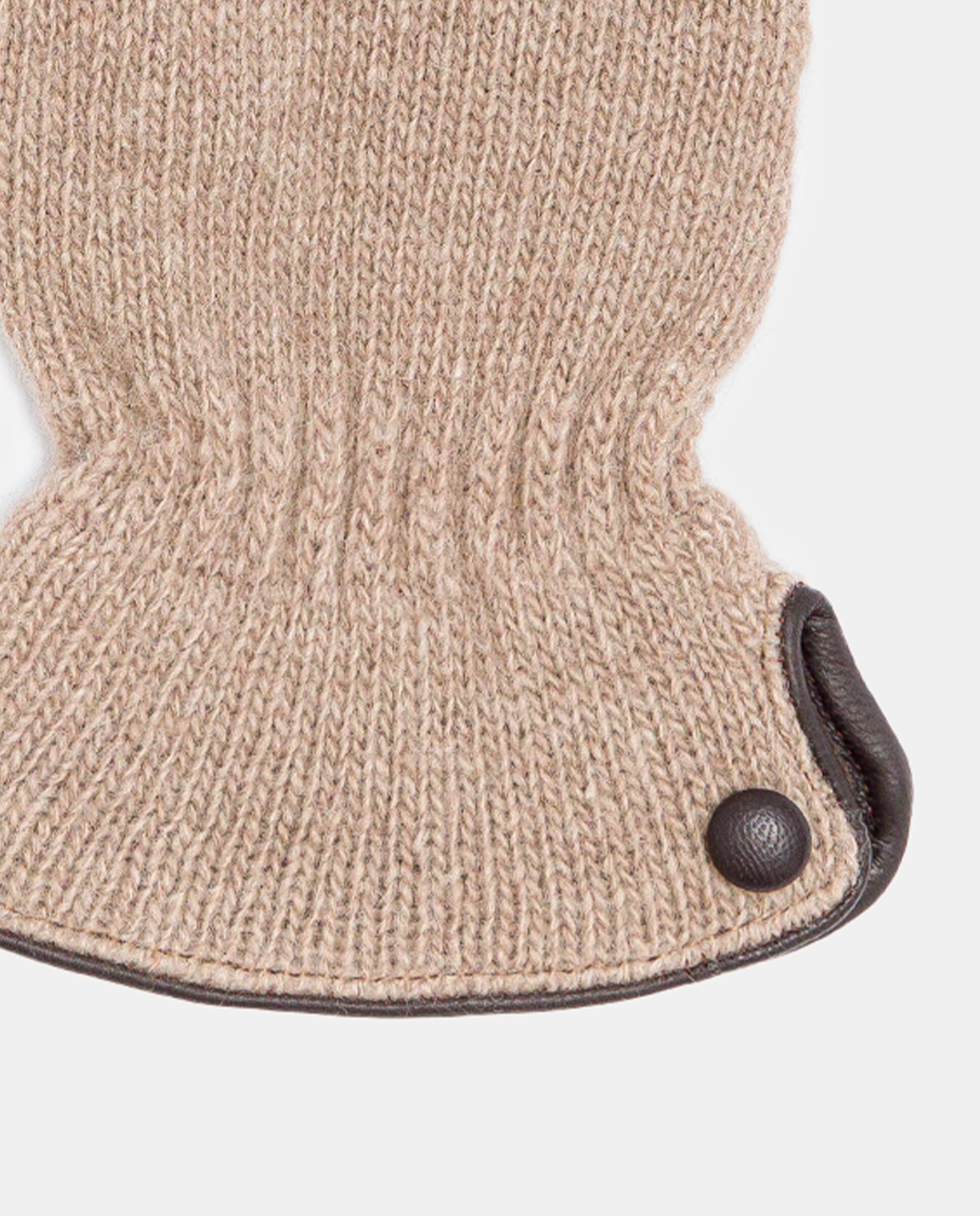 Luvas Táteis de Malha - Cinzento Taupe-2