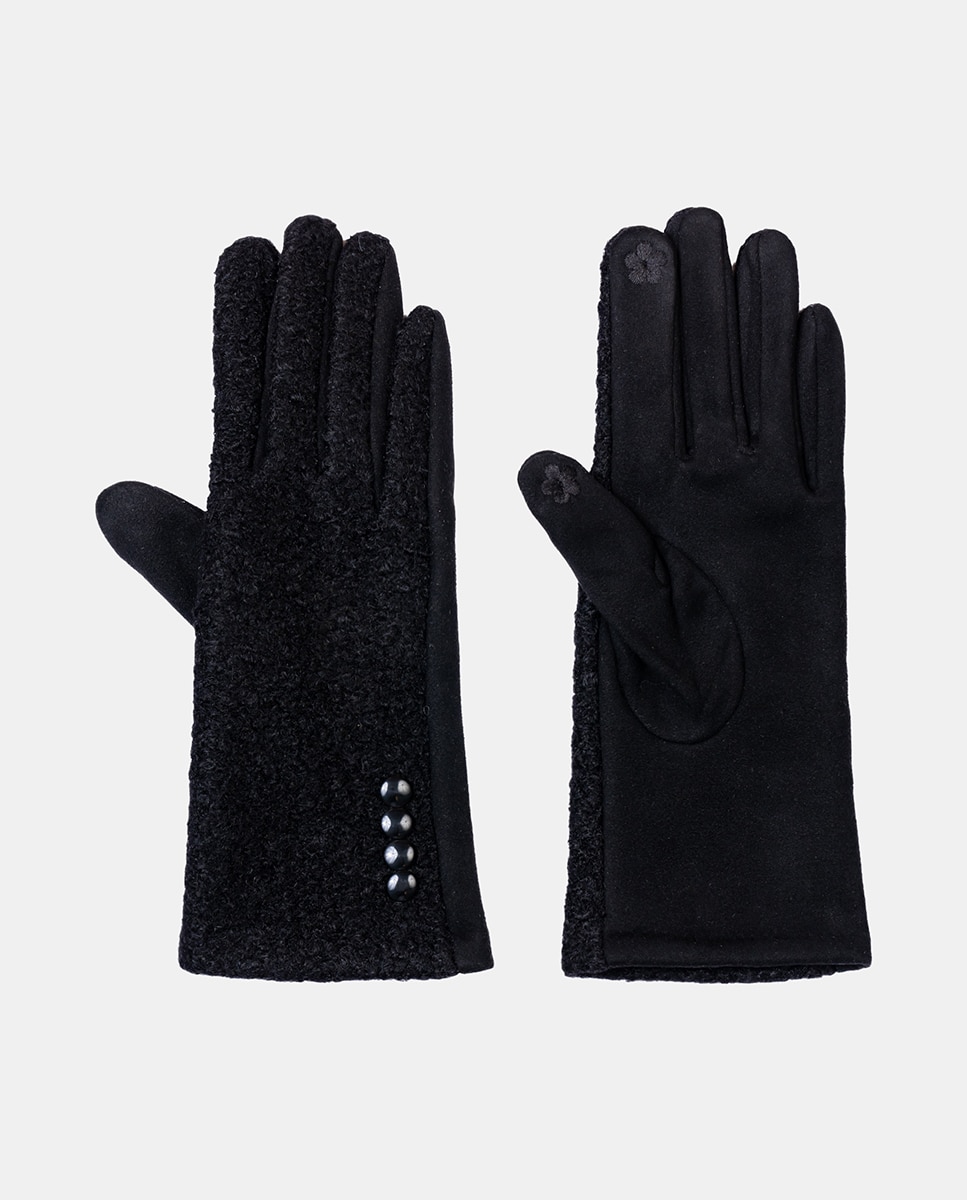 Imagem 0 de Luvas de Malha de Tecido Turco com Botões