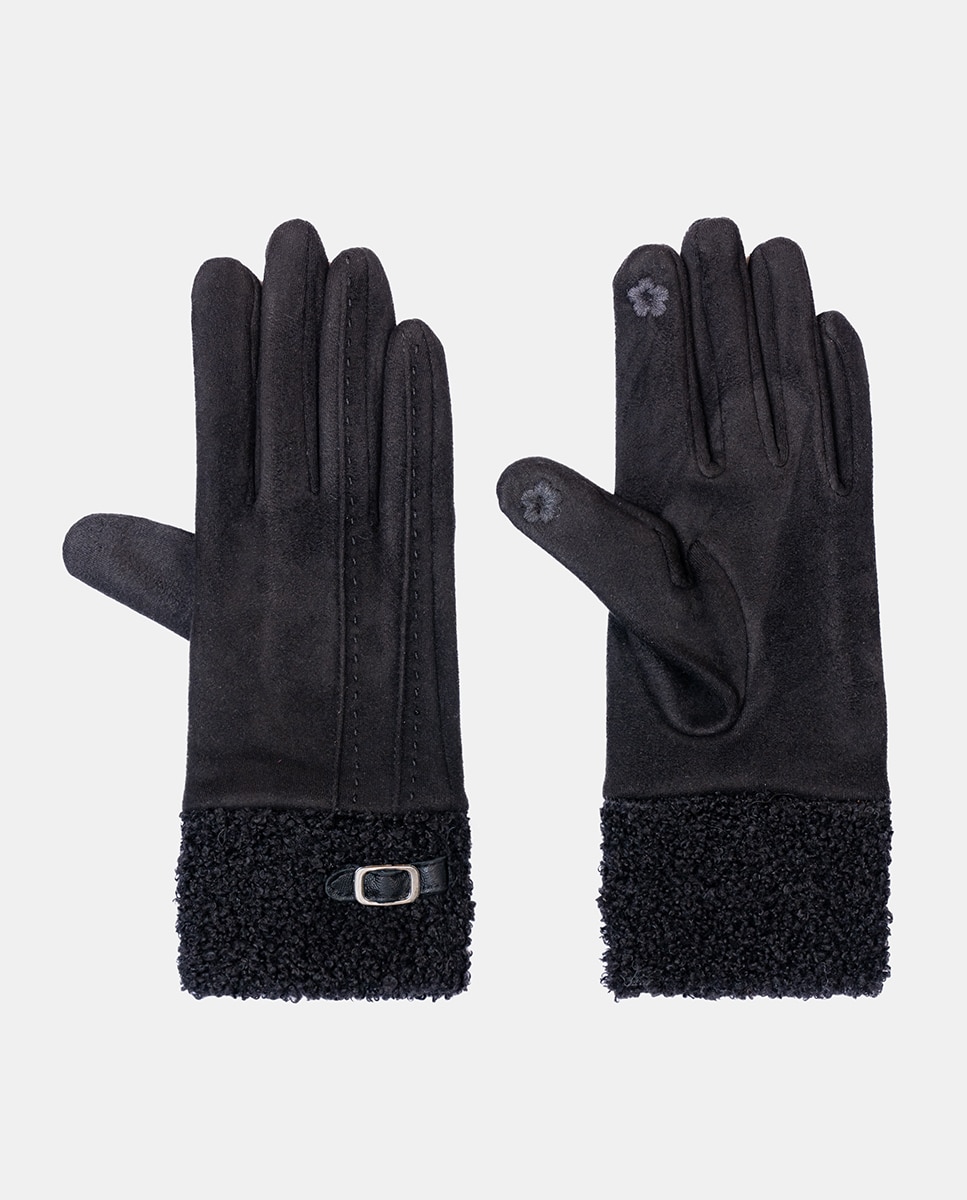 Imagem 0 de Luvas em Croute com Punho de Pelo de Borrego