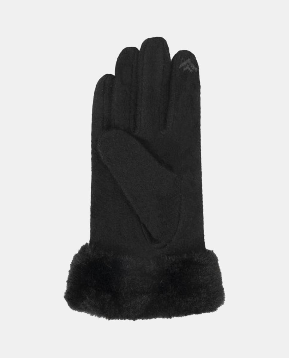 Luvas Compatíveis com Ecrãs Táteis Preto-2