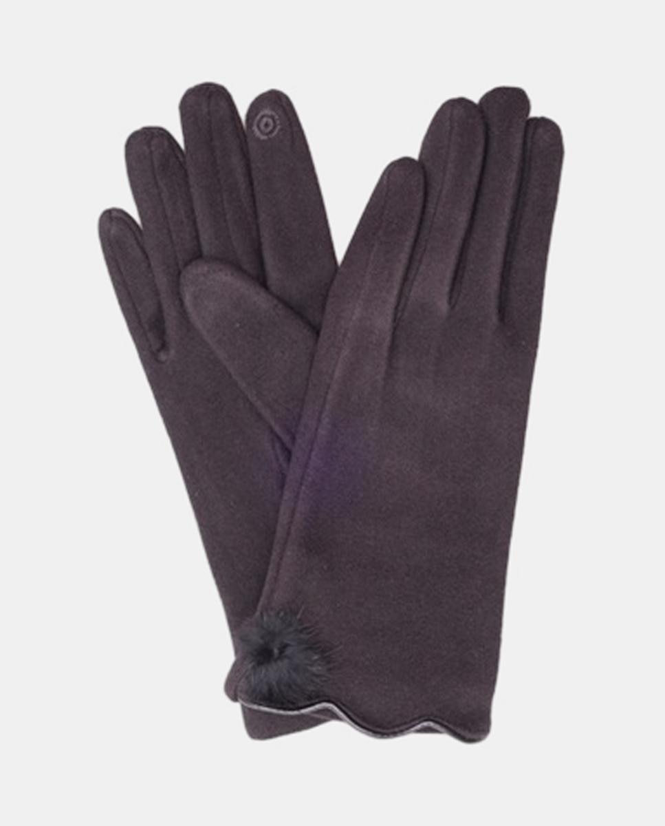 Imagen 1 de Guantes de mujer hechos de material de jersey - Eem - Negro Negro