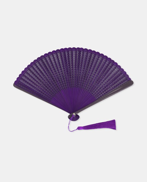 Imagem 0 de Leque de Bambu Trabalhado