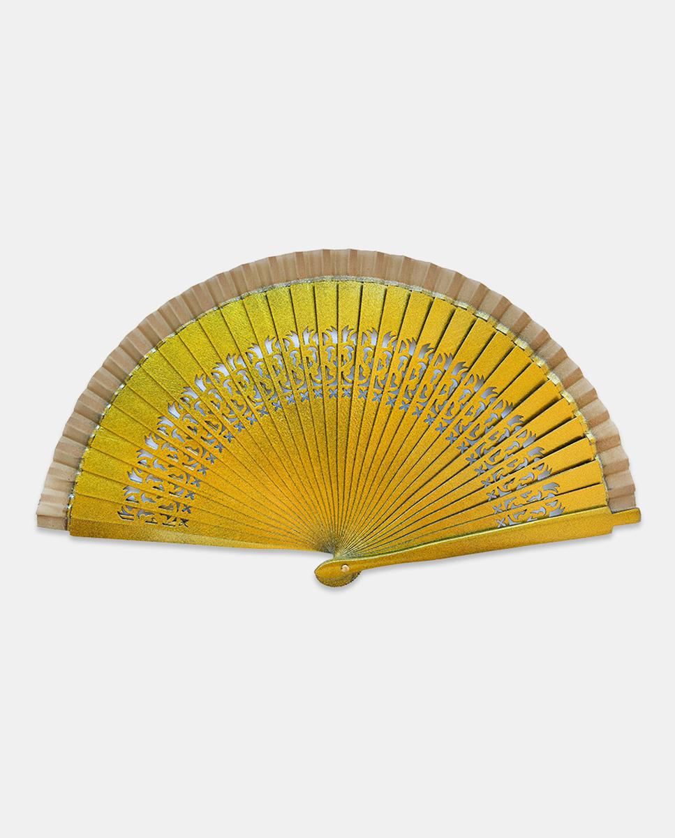 Imagen 0 de Abanico abedul pintado metalizado