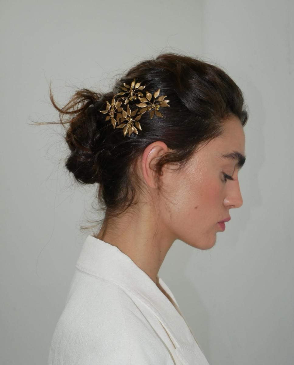 Peineta silencio - SACH Atelier - Dorado Dorado-2