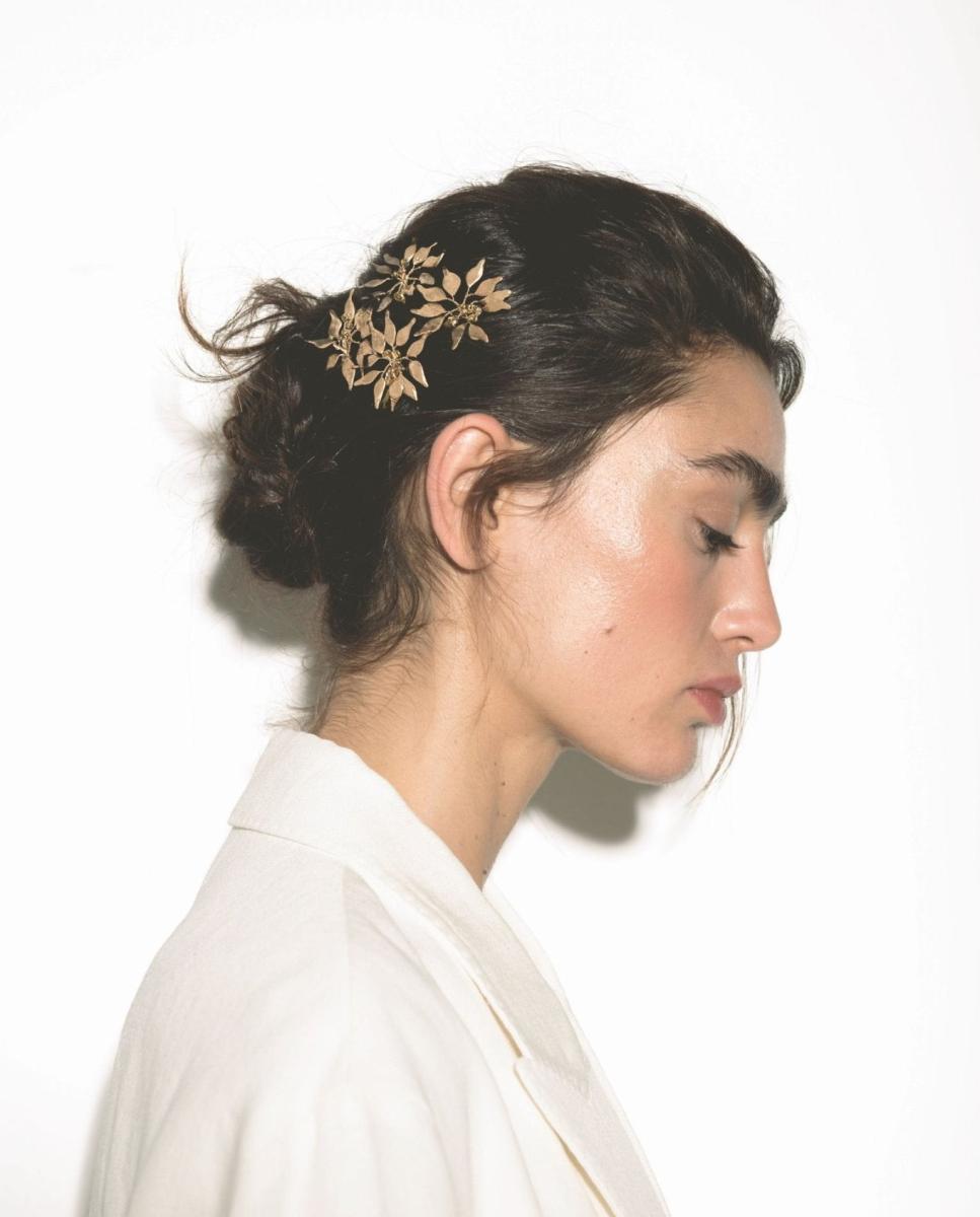 Peineta silencio - SACH Atelier - Dorado Dorado-3