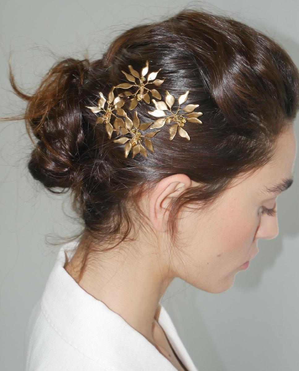 Peineta silencio - SACH Atelier - Dorado Dorado-7