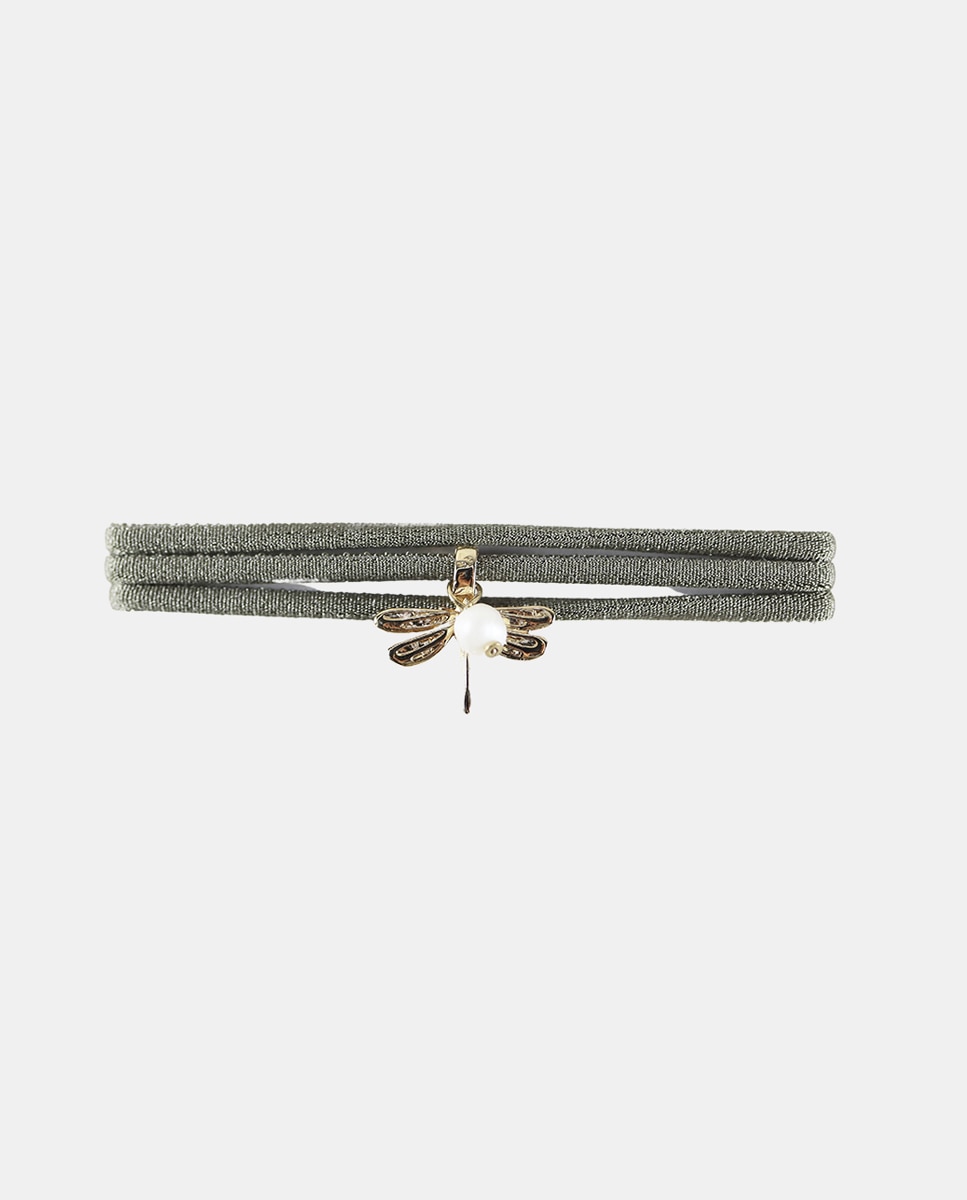 ÉMOLO - Collar Miz Libélula con perla de río.