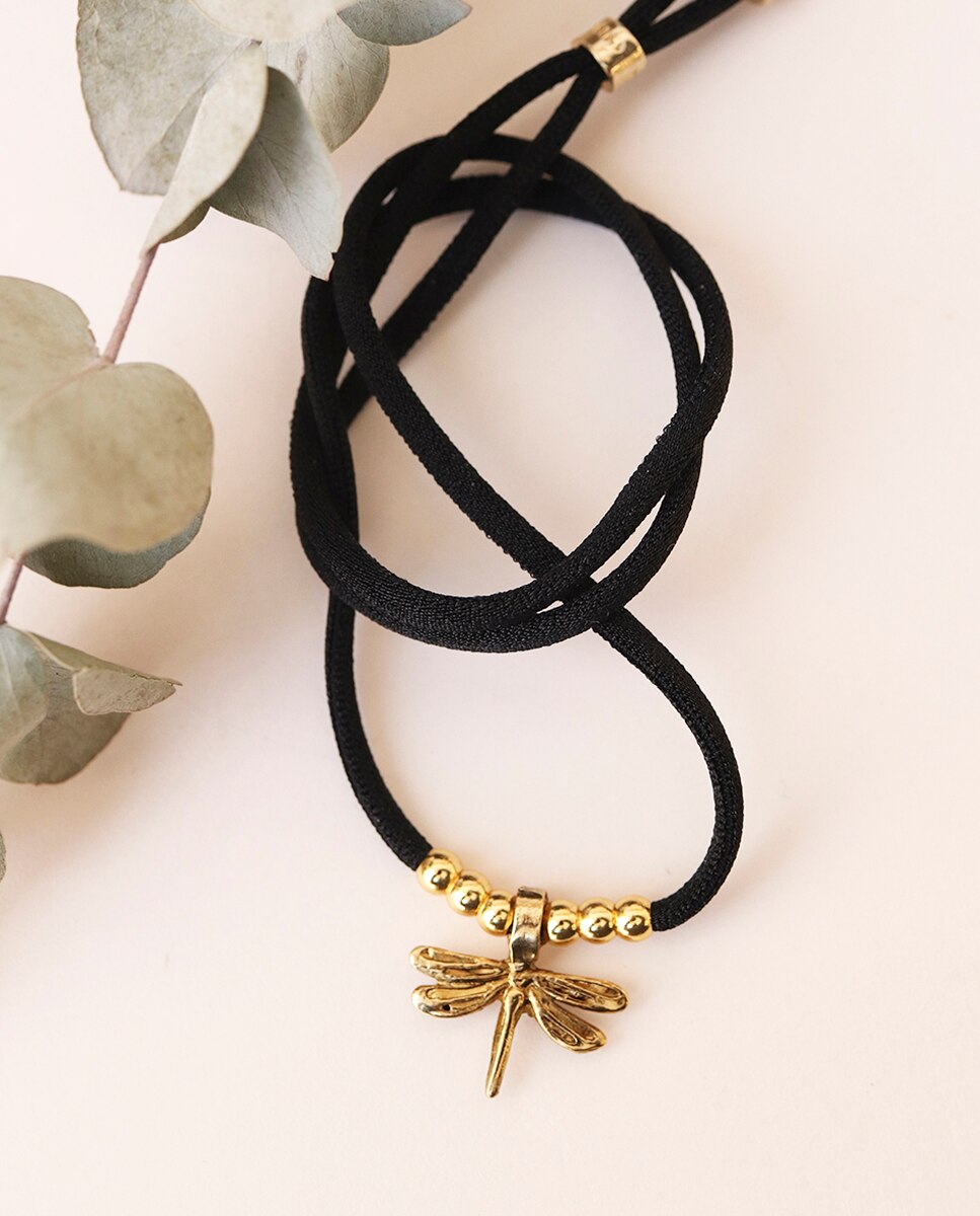 Collar Miz Libélula - ÉMOLO - Negro Negro-2