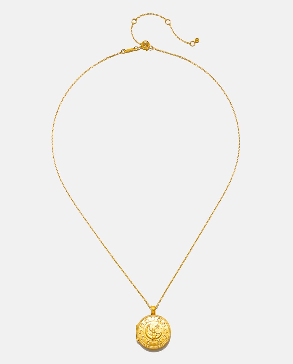 Collar Madre Luna dorado - Satya Jewelry - Oro Oro-3