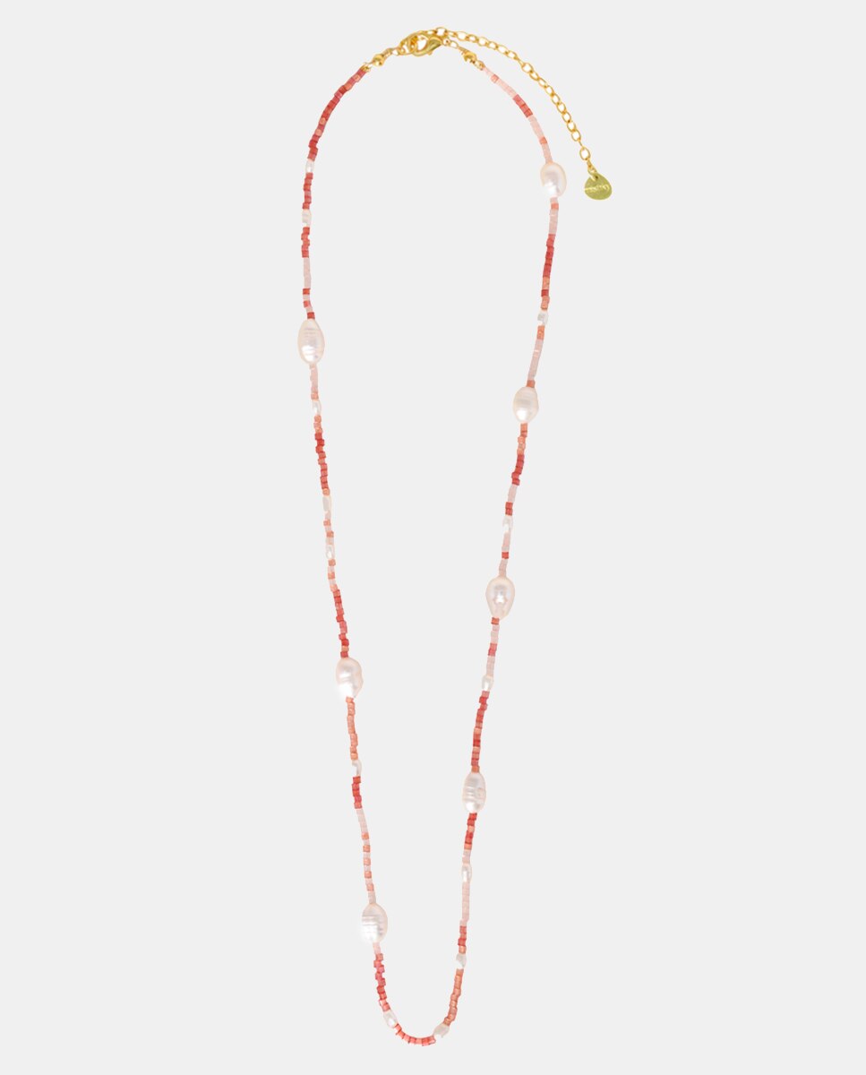 Imagen 1 de Collar Sunset Miyuki Coral Rosa
