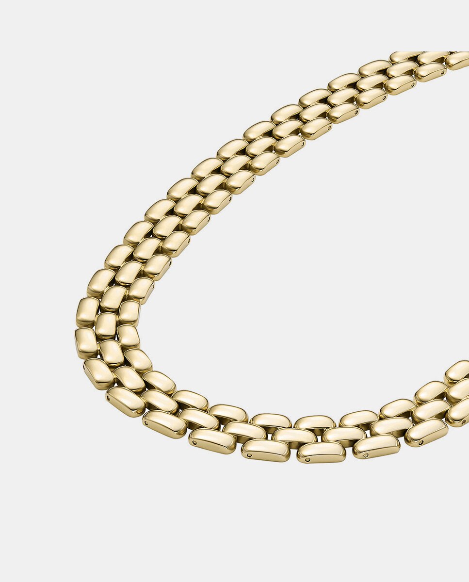 Colar Arden Watch Links de Aço - Dourado Ouro-4