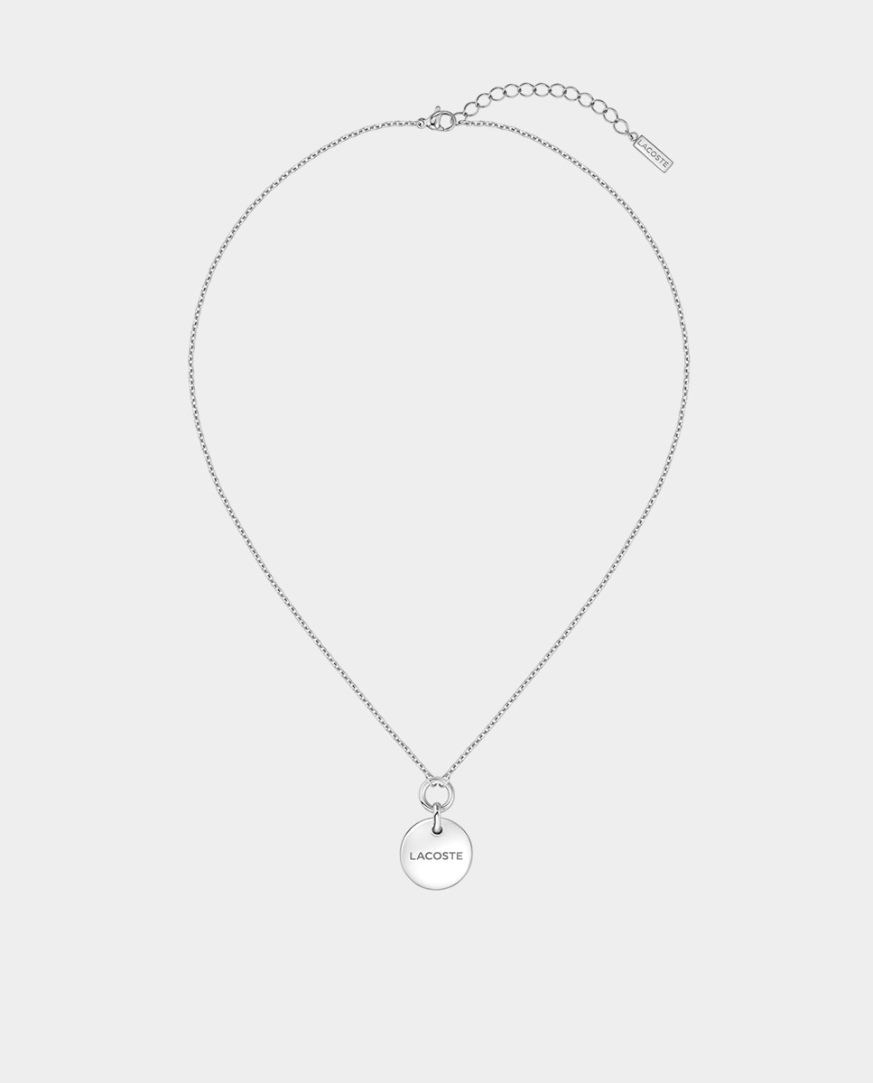 Collar Memento de acero con eslabones Plata Lacoste Plata-4