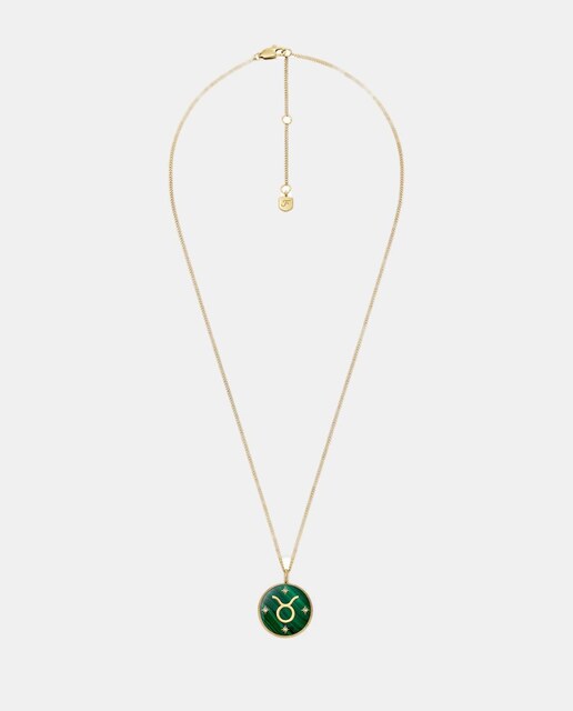 Imagen 0 de Collar de acero y malaquita