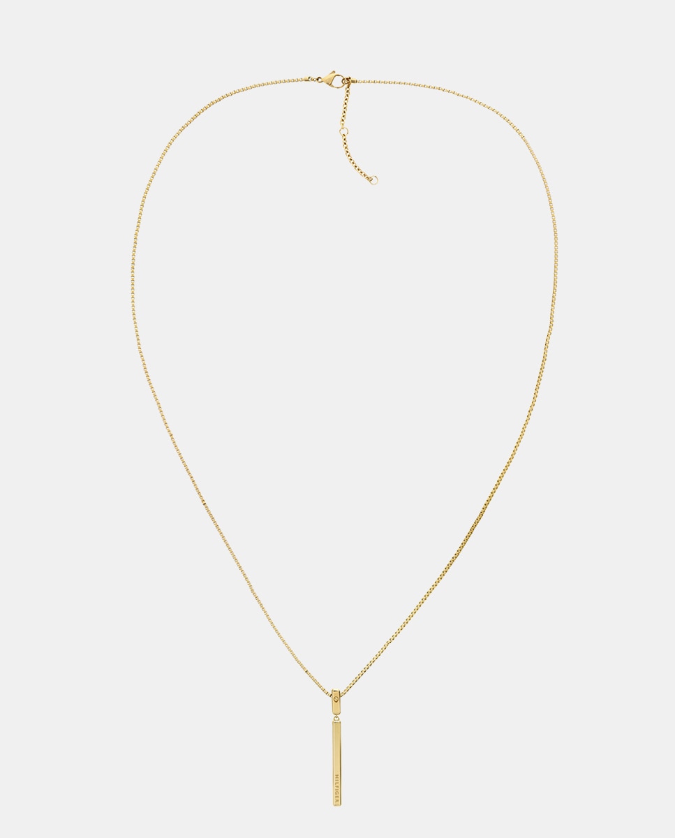 Imagem 0 de Colar Linear de Aço - Dourado