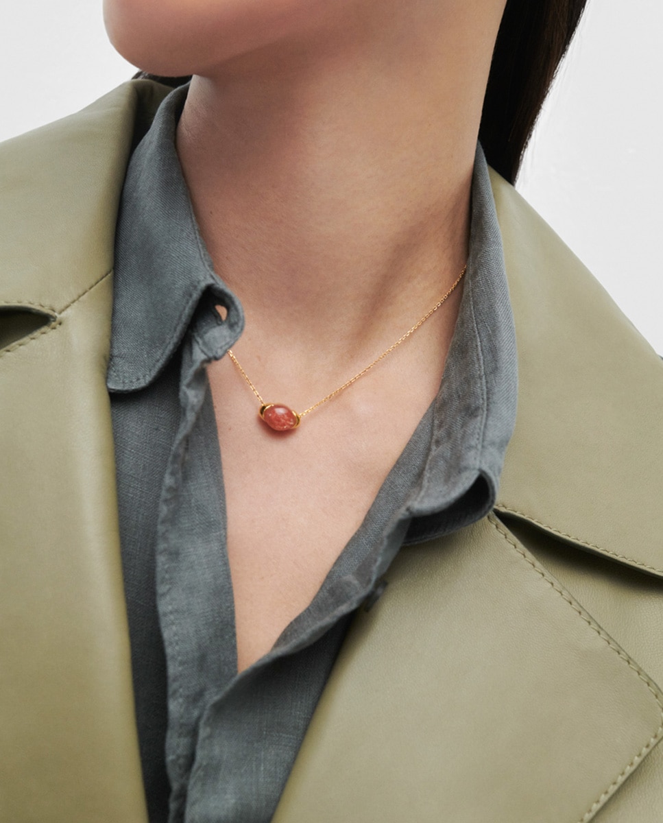 Collar Essentials Bahía de plata - PDPAOLA - Naranja Naranja-3