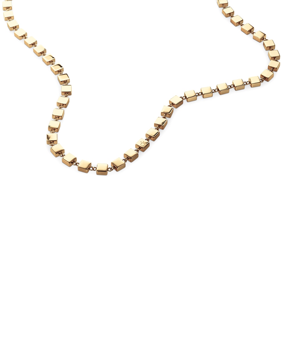 Collar Geometric de acero dorado Dorado Calvin Klein Dorado-2